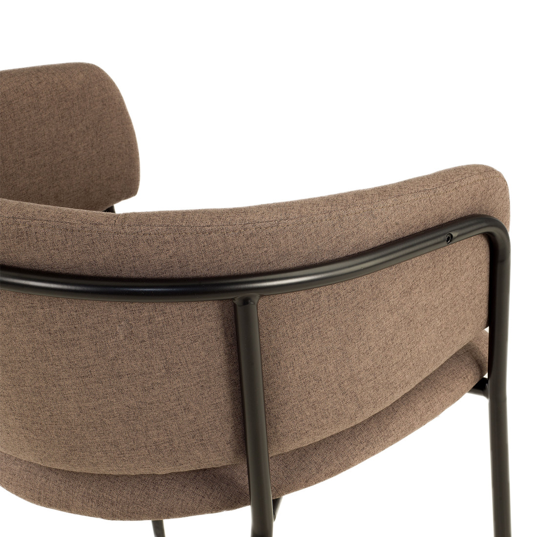 silla confidente marron sophie tela 6