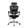 silla ergonomica negro ergohuman elite estructura negra red malla 3