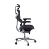 silla ergonomica negro ergohuman elite estructura negra red malla 4