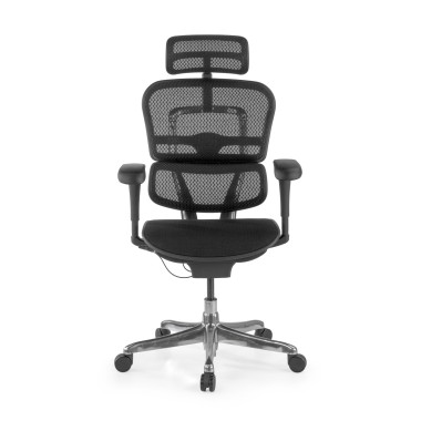 Estructura negra asiento tapizado