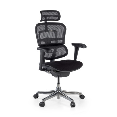 Estructura negra asiento tapizado