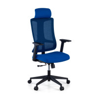 Silla de Oficina Profesional Typhoon, Uso intensivo - azul