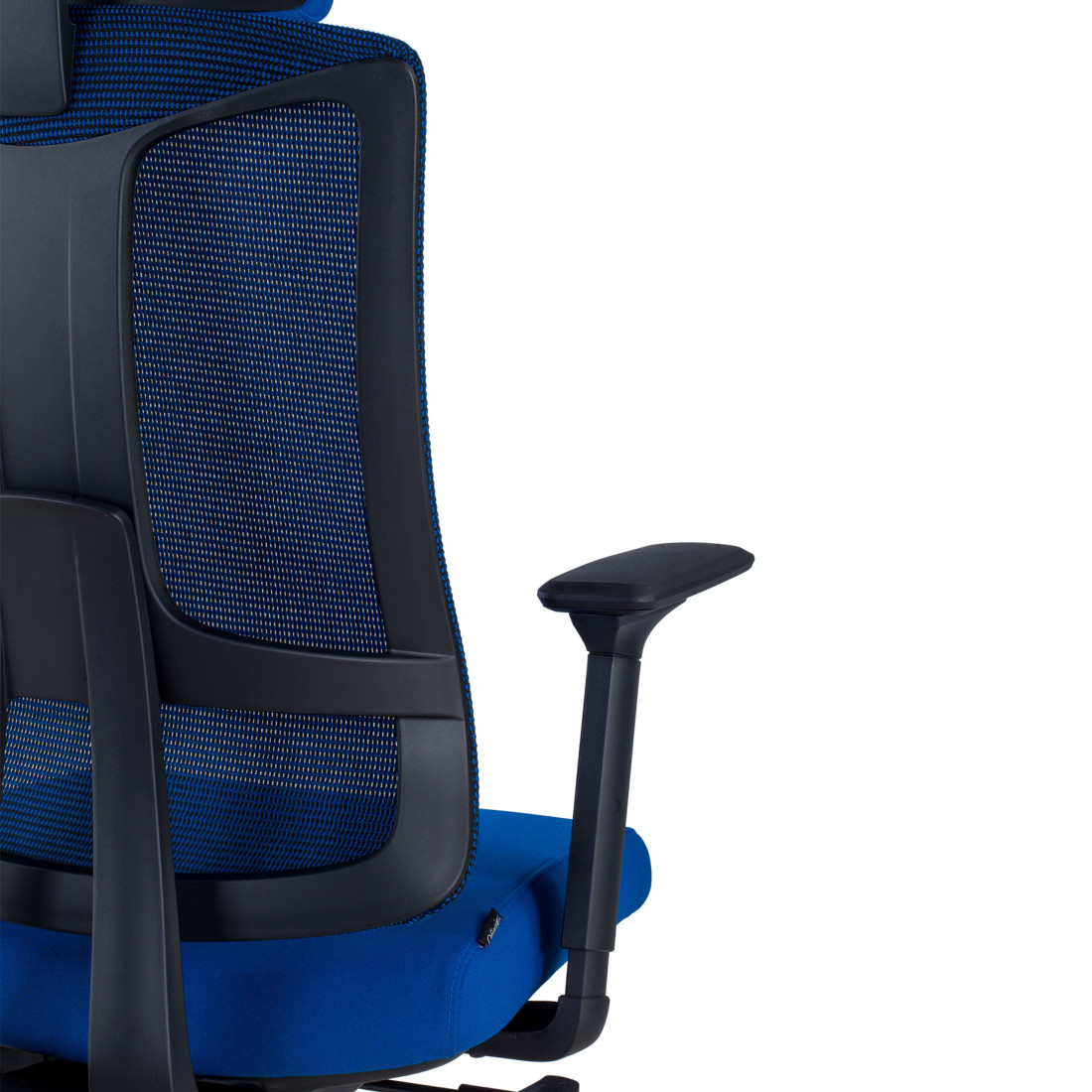 silla teletrabajo azul typhoon malla 9