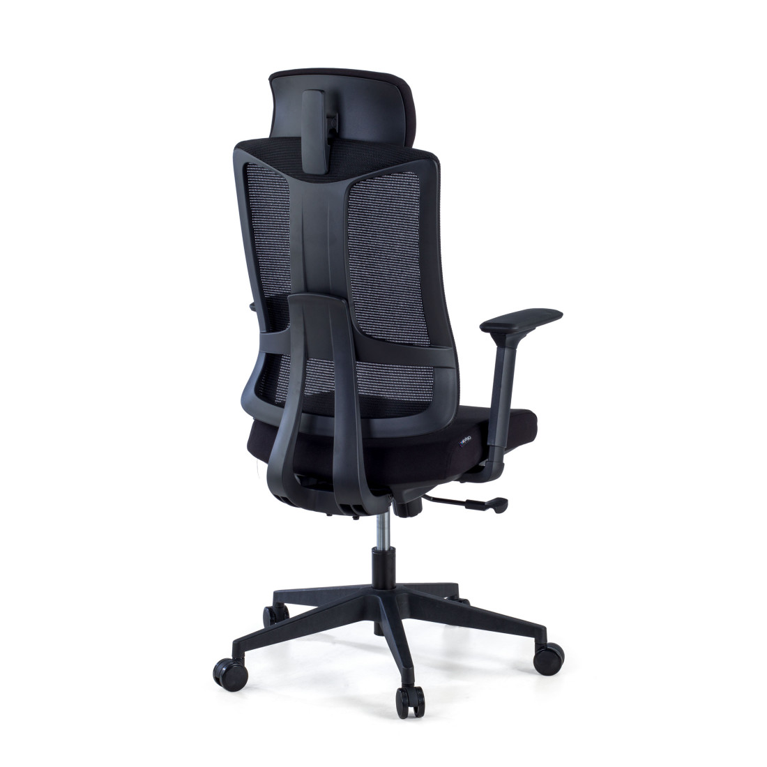silla teletrabajo negro typhoon malla 5