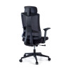 silla teletrabajo negro typhoon malla 5