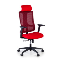 Silla de Oficina Profesional Typhoon, Uso intensivo - rojo