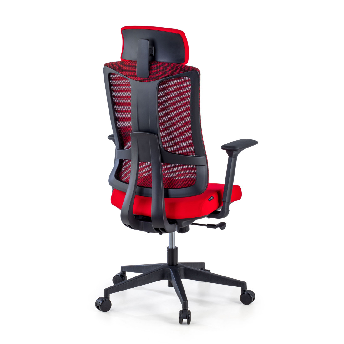 silla teletrabajo rojo typhoon malla 9