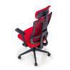 silla teletrabajo rojo typhoon malla 8