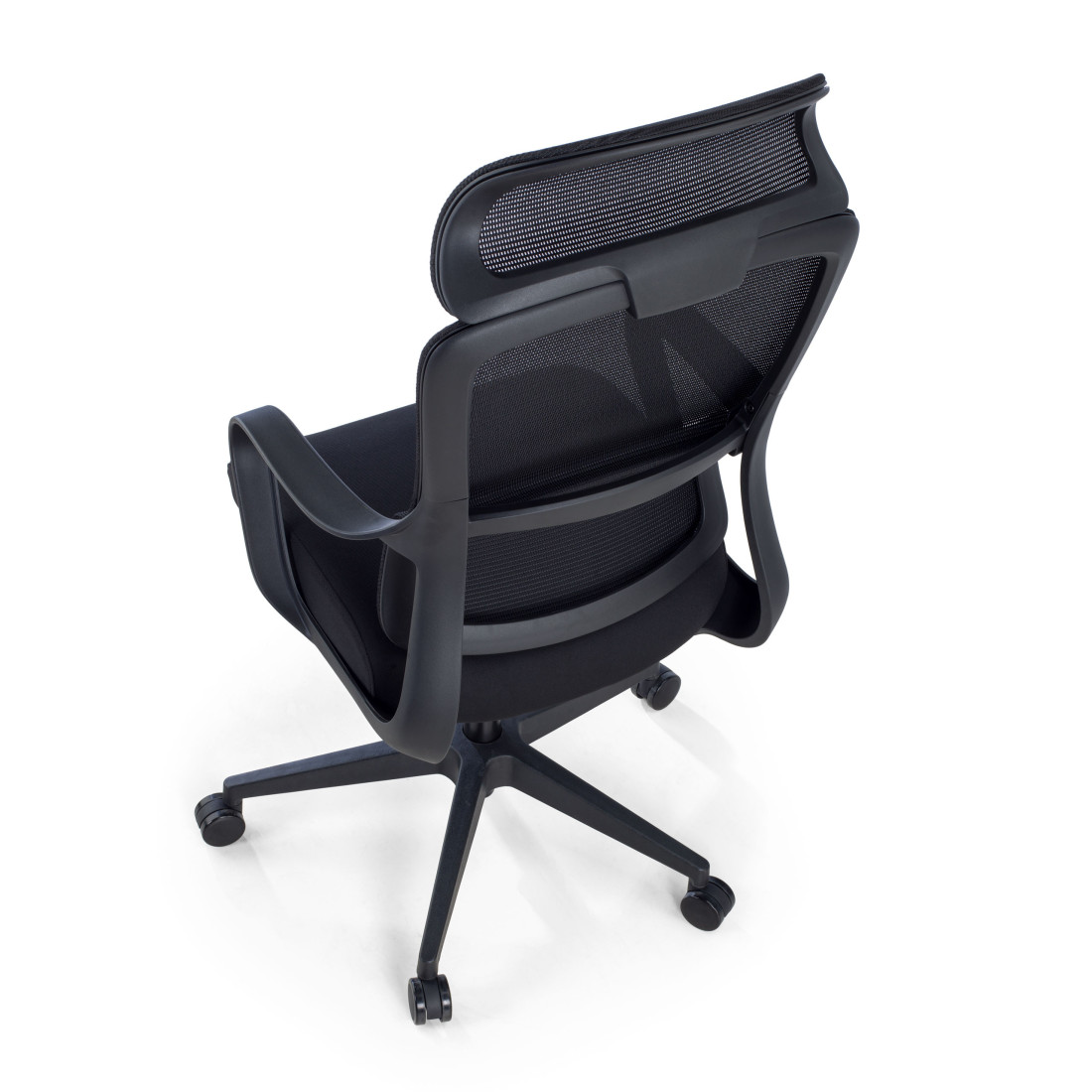 silla giratoria negro astra malla 7
