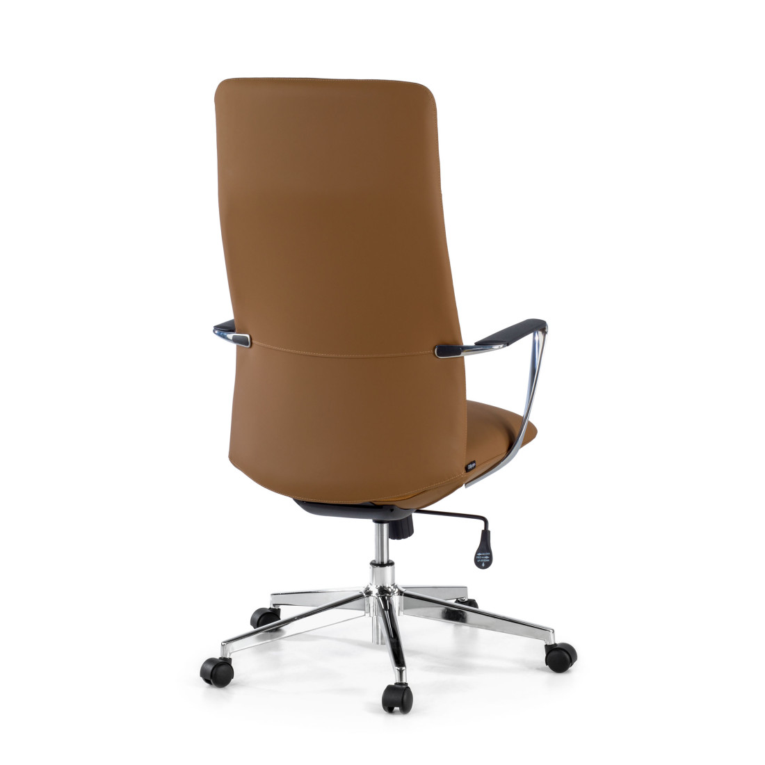 sillon de oficina beige bristol respaldo alto piel sintetica piel sintetica 5