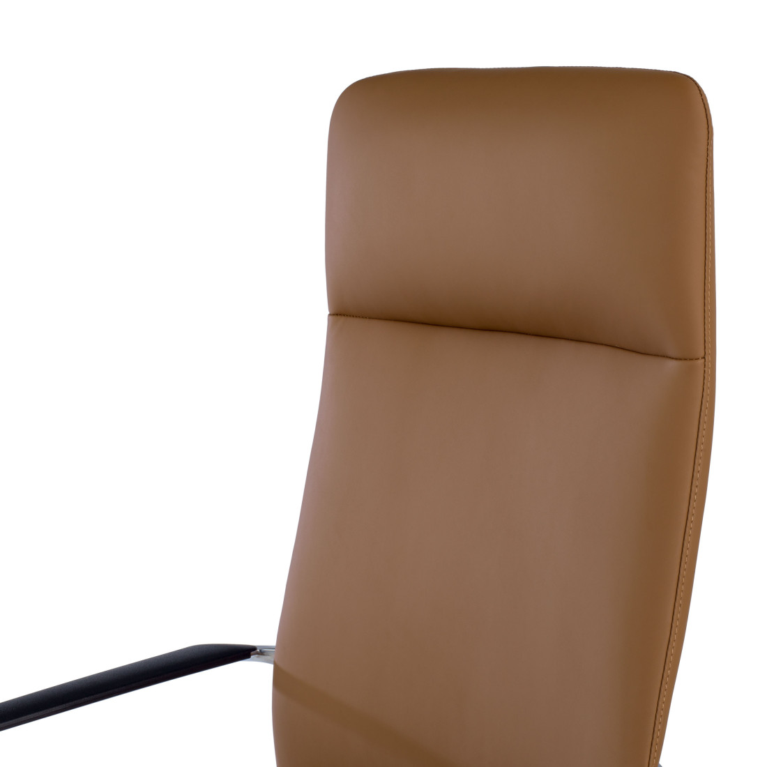 sillon de oficina beige bristol respaldo alto piel sintetica piel sintetica 9