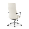 sillon de oficina blanco bristol respaldo alto piel sintetica piel sintetica 5