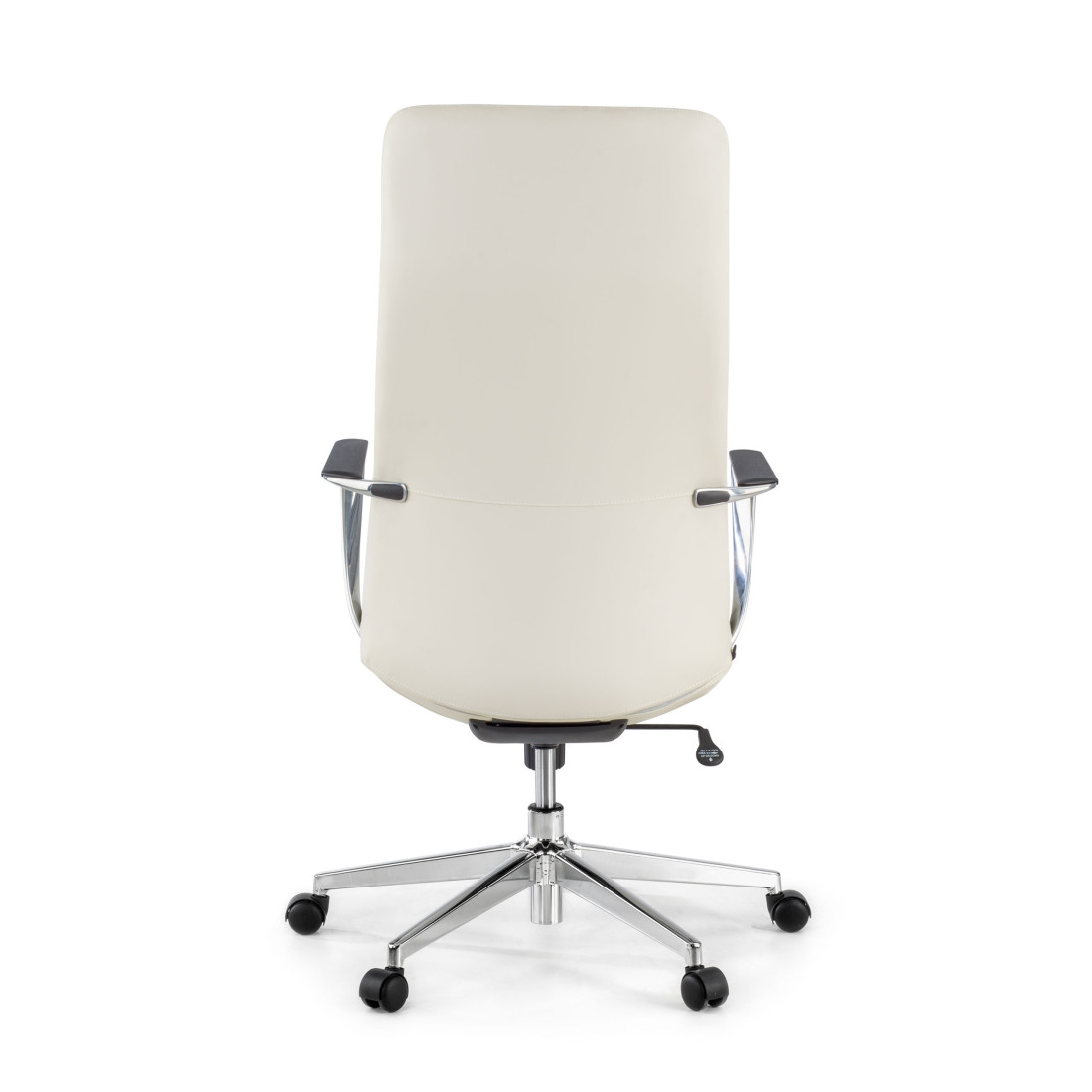 sillon de oficina blanco bristol respaldo alto piel sintetica piel sintetica 6
