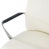 sillon de oficina blanco bristol respaldo alto piel sintetica piel sintetica 8