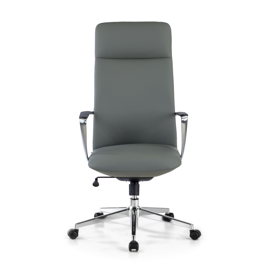 sillon de oficina gris bristol respaldo alto piel sintetica piel sintetica 3