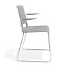 silla confidente gris lotus con brazos tela 3