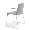 silla confidente gris lotus con brazos tela 5