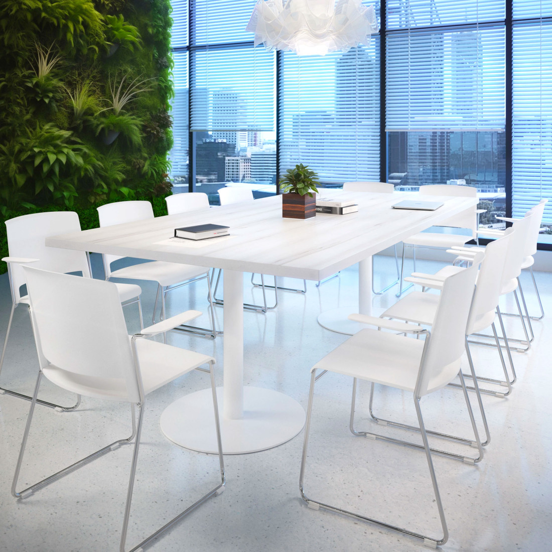 silla confidente blanco lotus con brazos tela 2