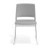 silla confidente gris lotus sin brazos tela 6