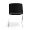silla confidente negro lotus sin brazos tela 4