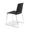 silla confidente negro lotus sin brazos tela 5