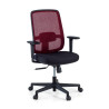 silla teletrabajo rojo sugar estructura negra malla 1