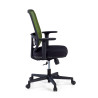 silla teletrabajo verde sugar estructura negra malla 4