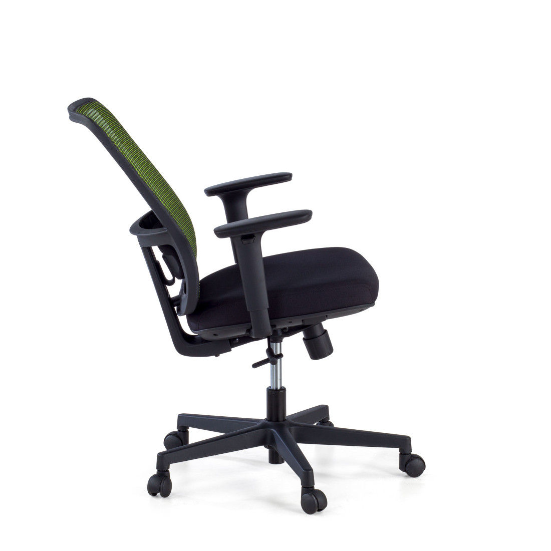 silla teletrabajo verde sugar estructura negra malla 5