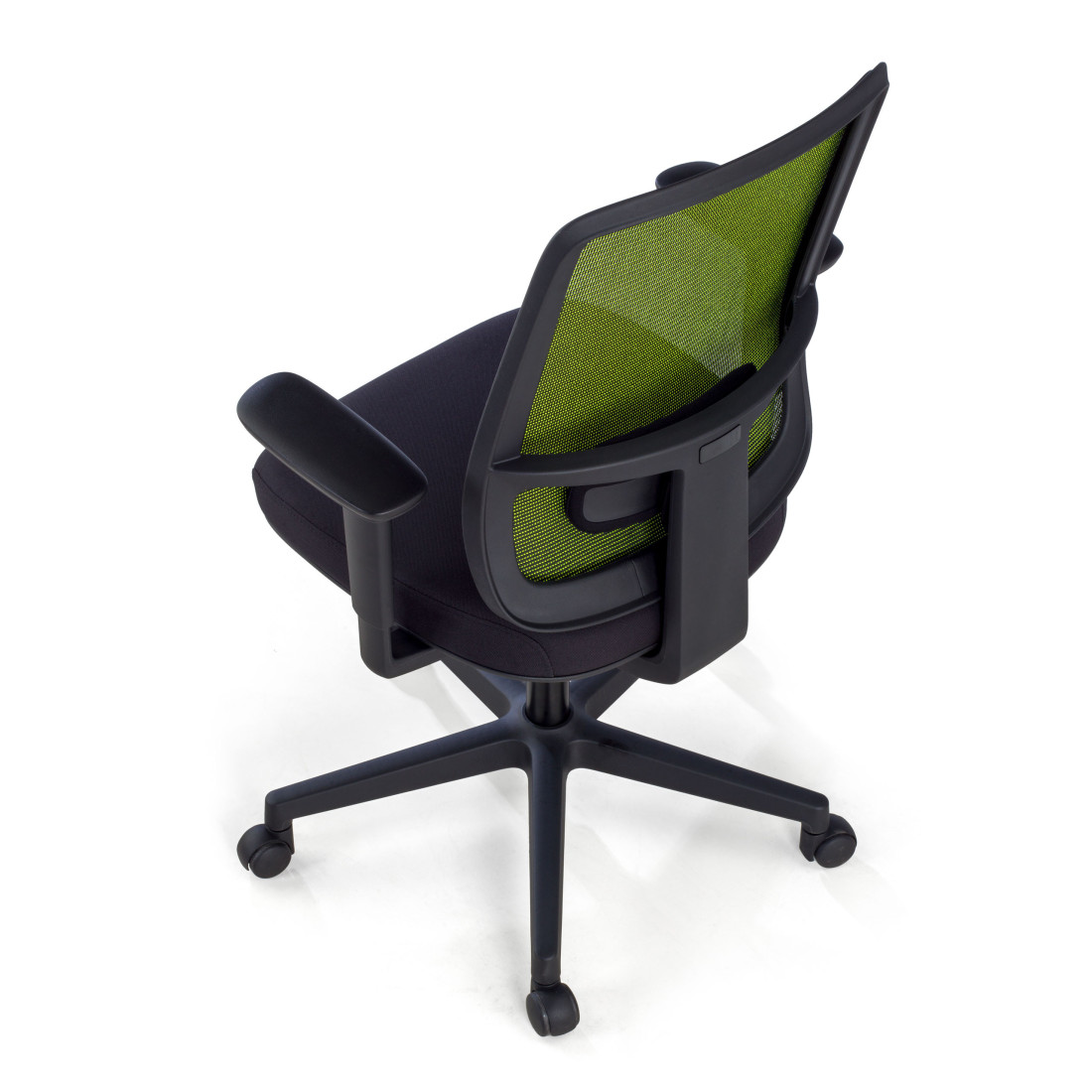 silla teletrabajo verde sugar estructura negra malla 8