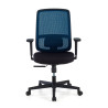silla teletrabajo azul sugar estructura negra malla 3