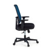 silla teletrabajo azul sugar estructura negra malla 4