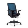 silla teletrabajo azul sugar estructura negra malla 6