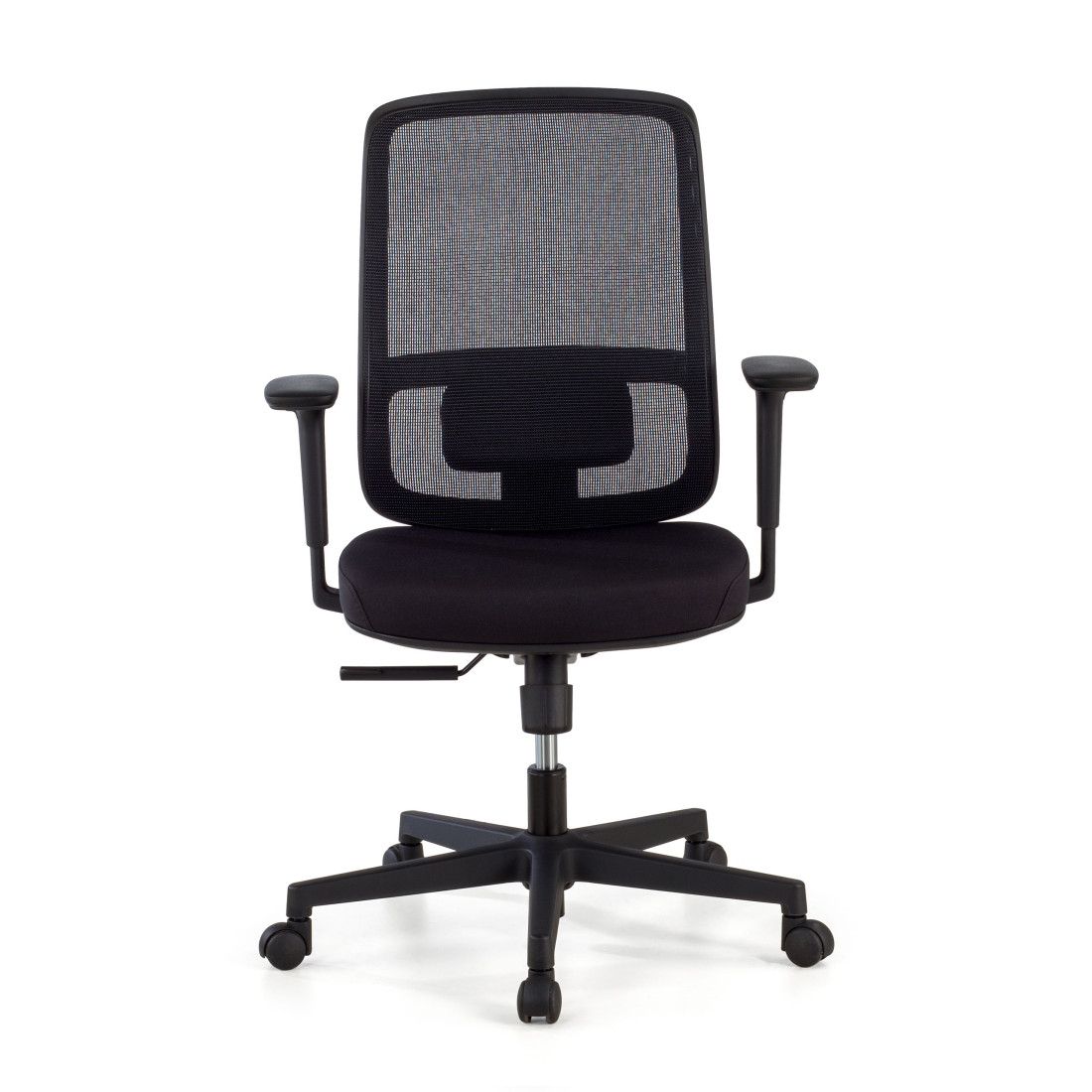 silla teletrabajo negro sugar estructura negra malla 3