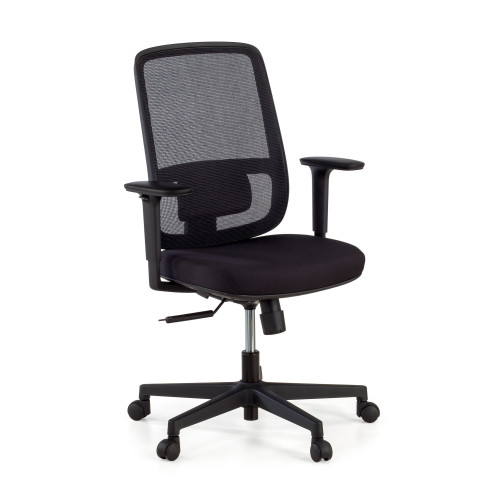 Silla de oficina profesional Sugar black, uso 8 horas - NEGRO