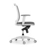 silla giratoria gris nicole white silla estructura blanca malla 4