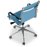 sillon de oficina azul celeste croma estructura cromada ecopiel piel sintetica 7