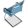 silla confidente azul celeste croma estructura cromada ecopiel piel sintetica 7