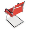 silla confidente rojo croma estructura cromada ecopiel piel sintetica 7