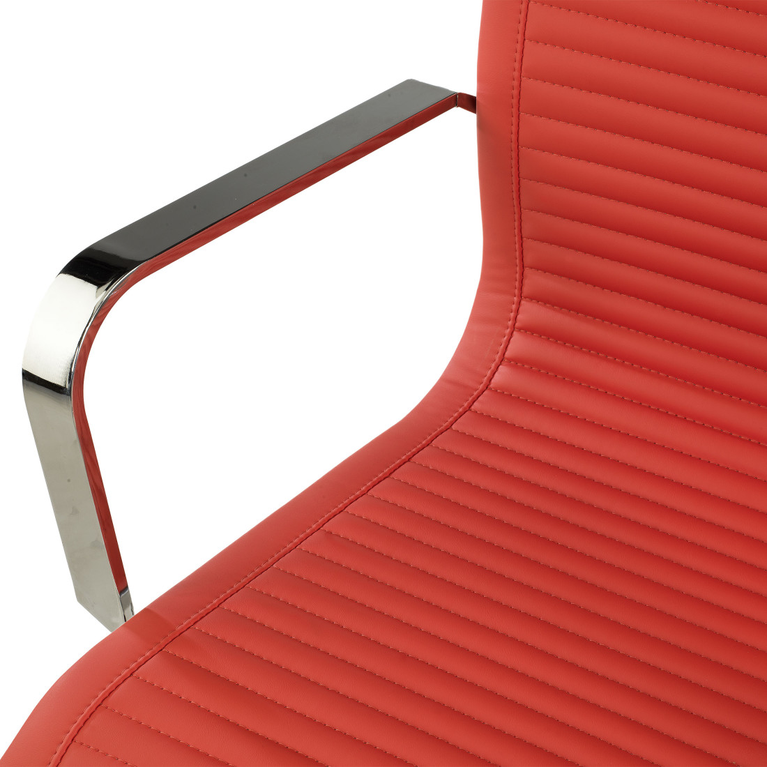 silla confidente rojo croma estructura cromada ecopiel piel sintetica 8