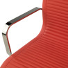 silla confidente rojo croma estructura cromada ecopiel piel sintetica 8