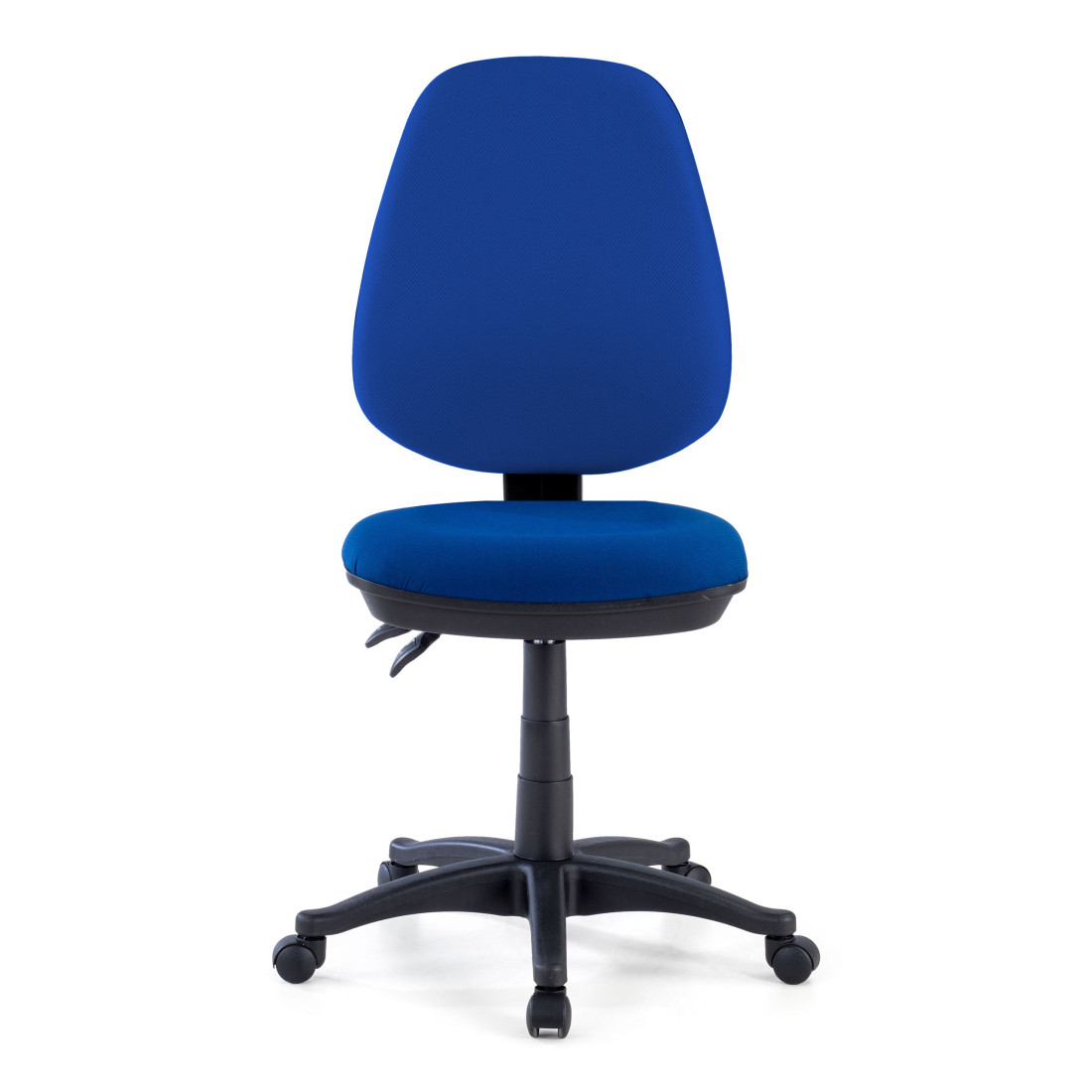 silla giratoria azul eco sin brazos tela 7