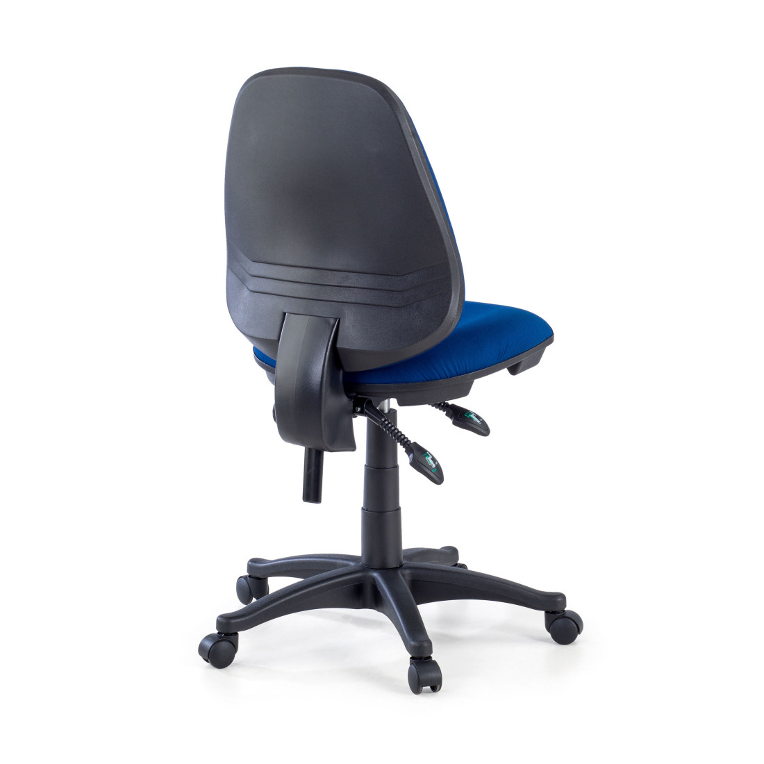 silla giratoria azul eco sin brazos tela 5