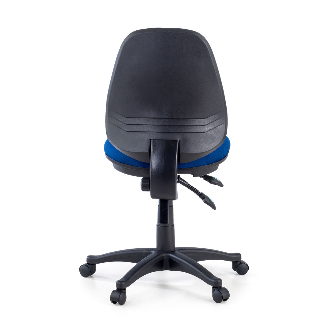silla giratoria azul eco sin brazos tela 6