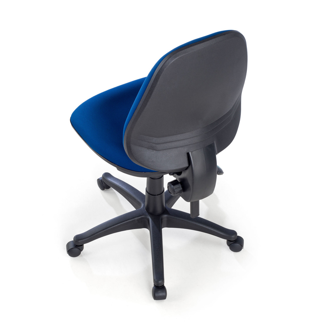 silla giratoria azul eco sin brazos tela 8