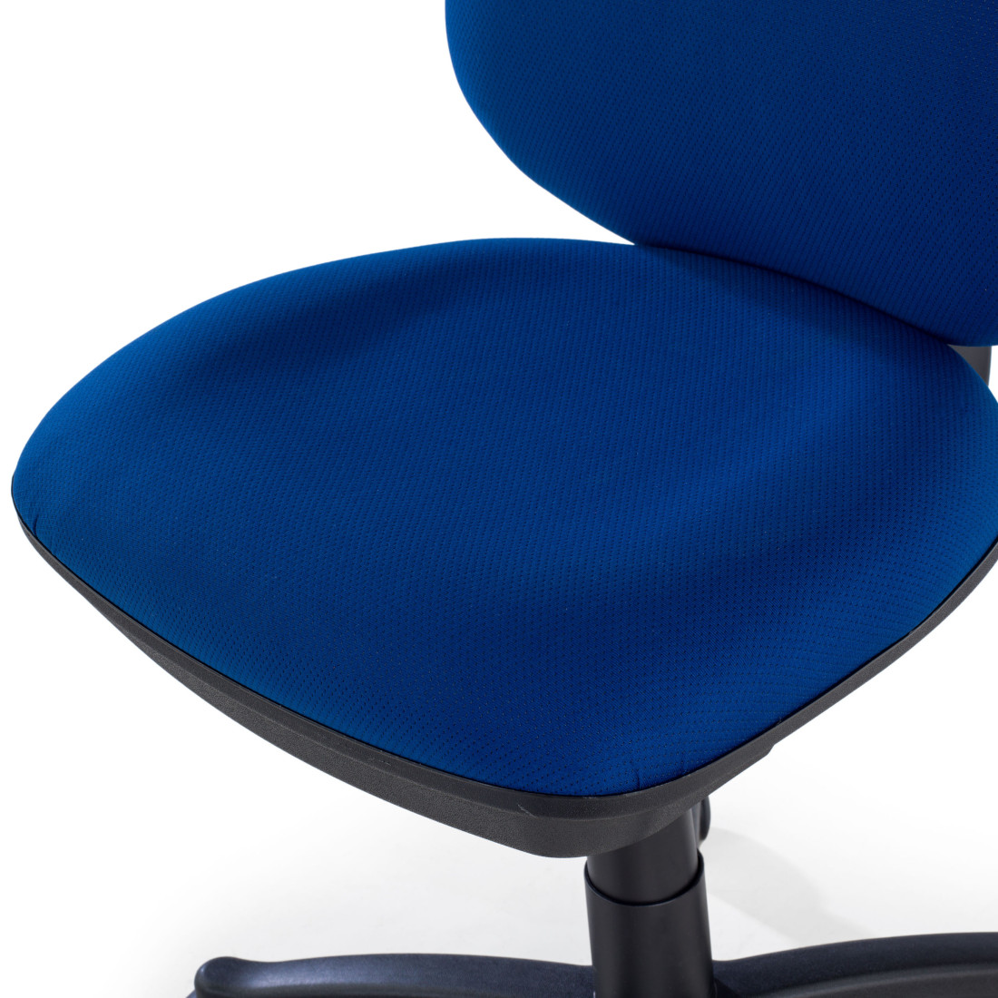 silla giratoria azul eco sin brazos tela 9