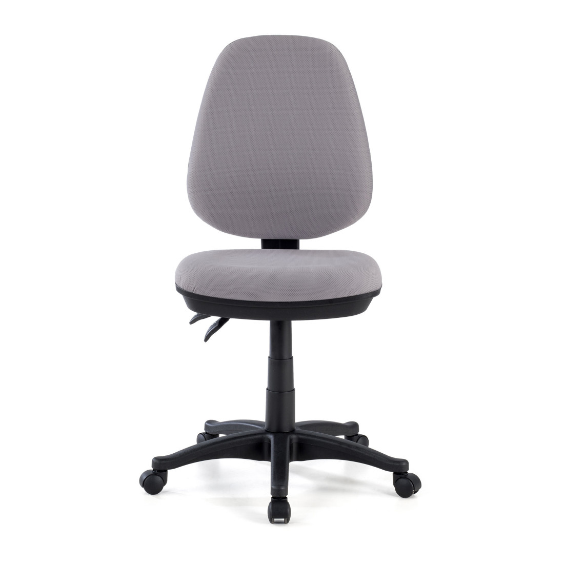 silla giratoria gris eco sin brazos tela 3
