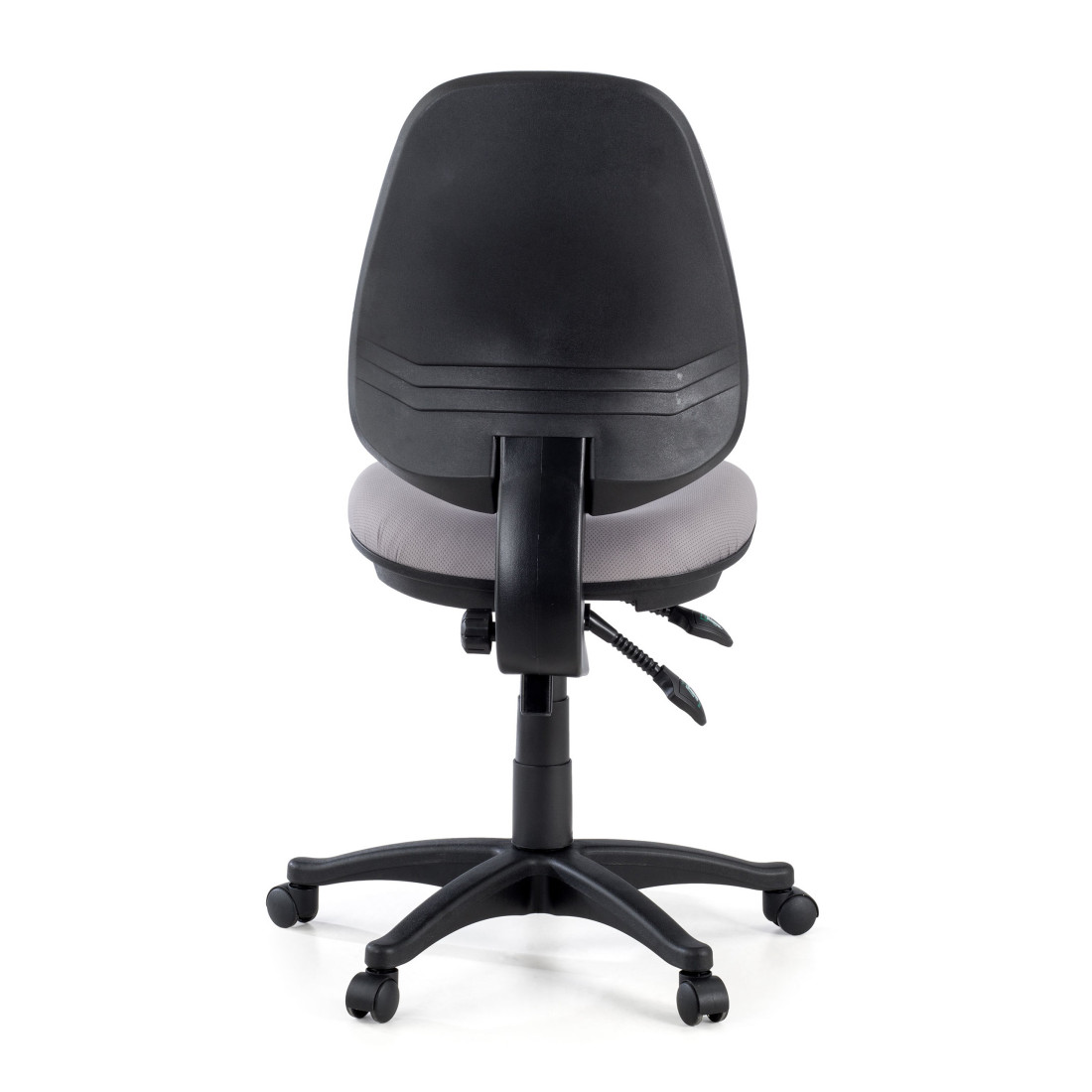 silla giratoria gris eco sin brazos tela 7