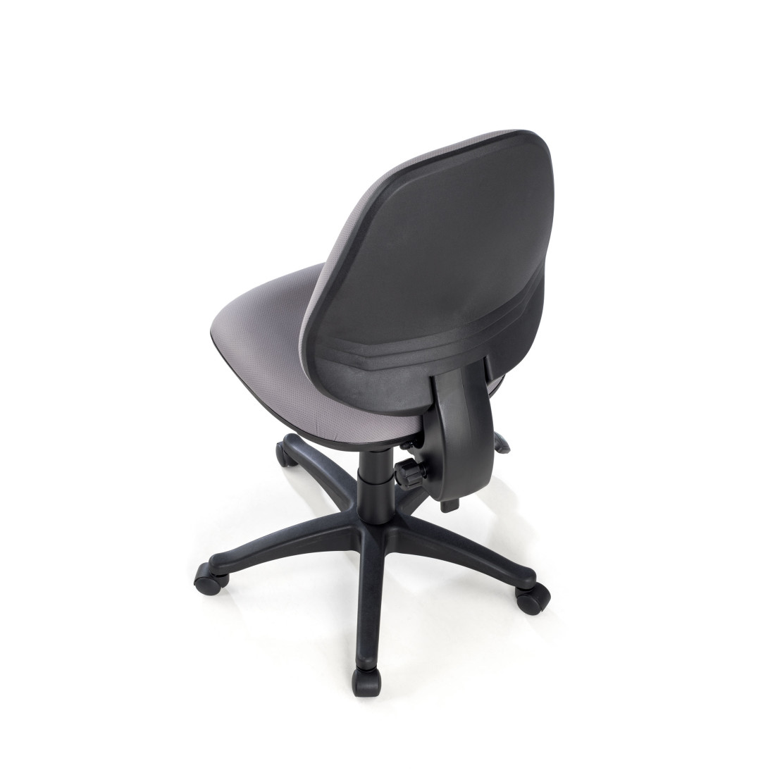 silla giratoria gris eco sin brazos tela 8