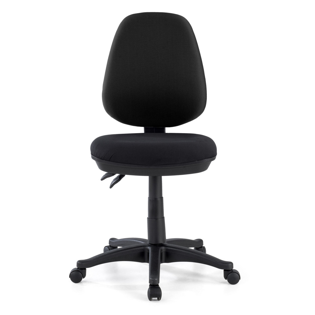 silla giratoria negro eco sin brazos tela 3