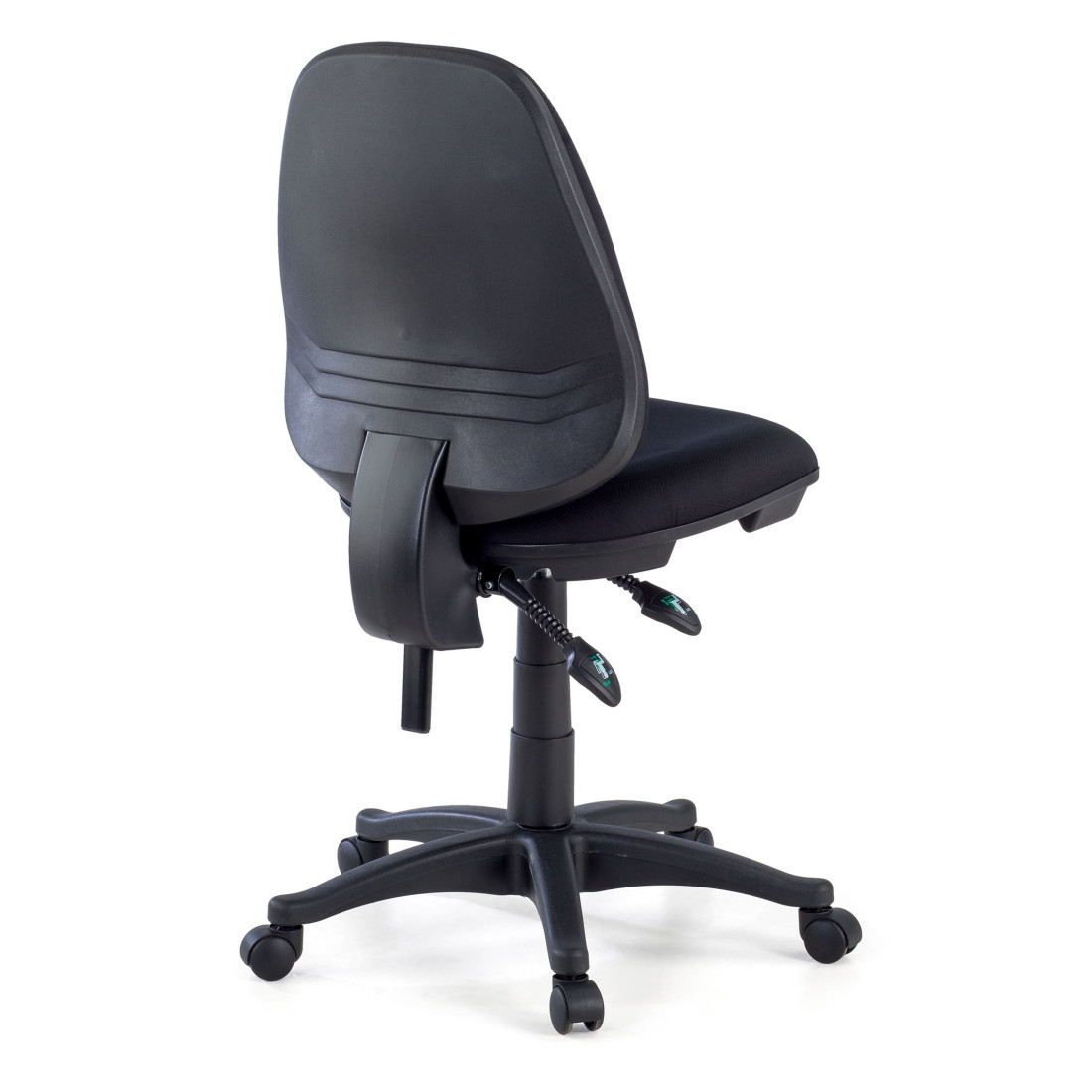 silla giratoria negro eco sin brazos tela 6